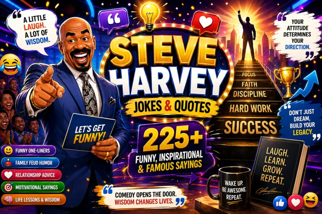 Steve Harvey Jokes and Quotes