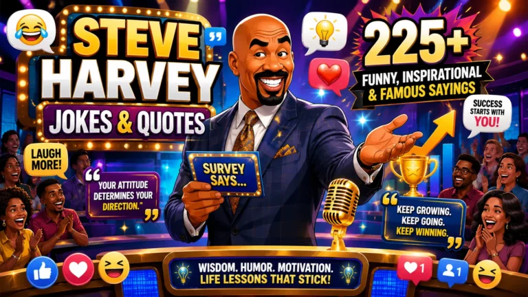 Steve Harvey Jokes and Quotes