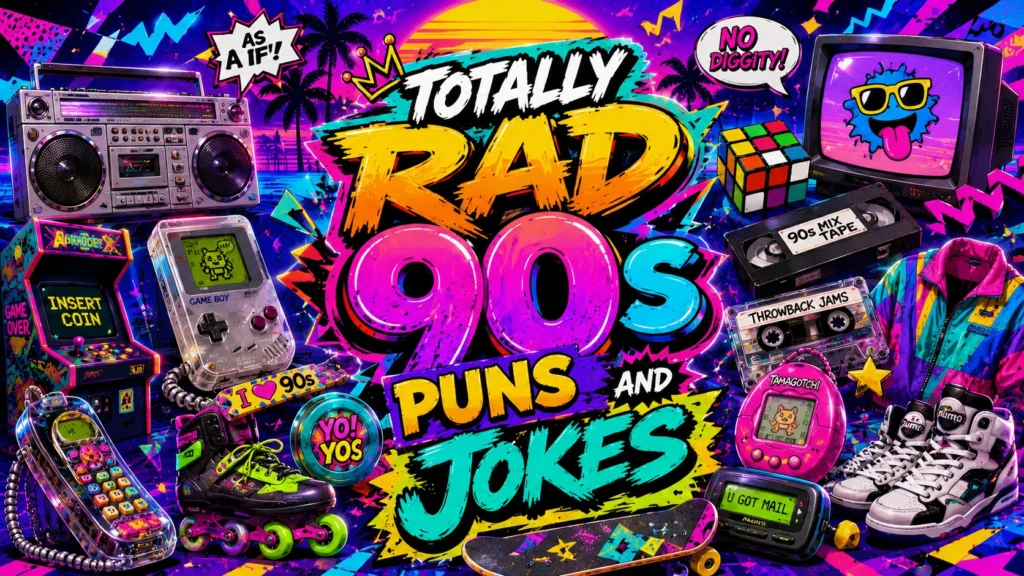 Totally Rad 90s Puns and Jokes