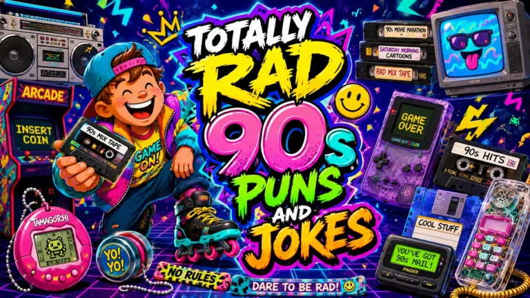 Totally Rad 90s Puns and Jokes