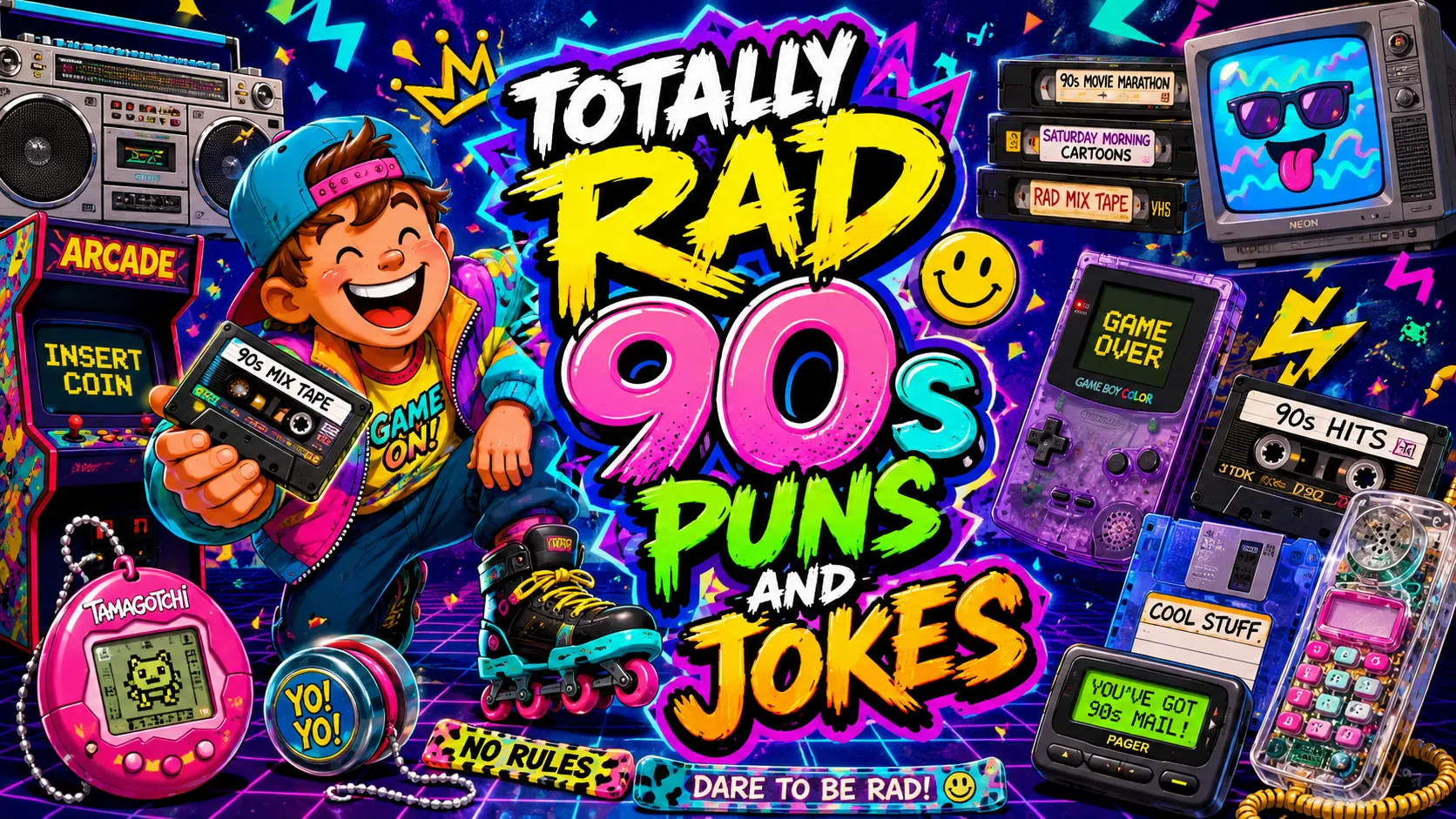 Totally Rad 90s Puns and Jokes