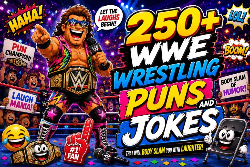 WWE Wrestling Puns and Jokes