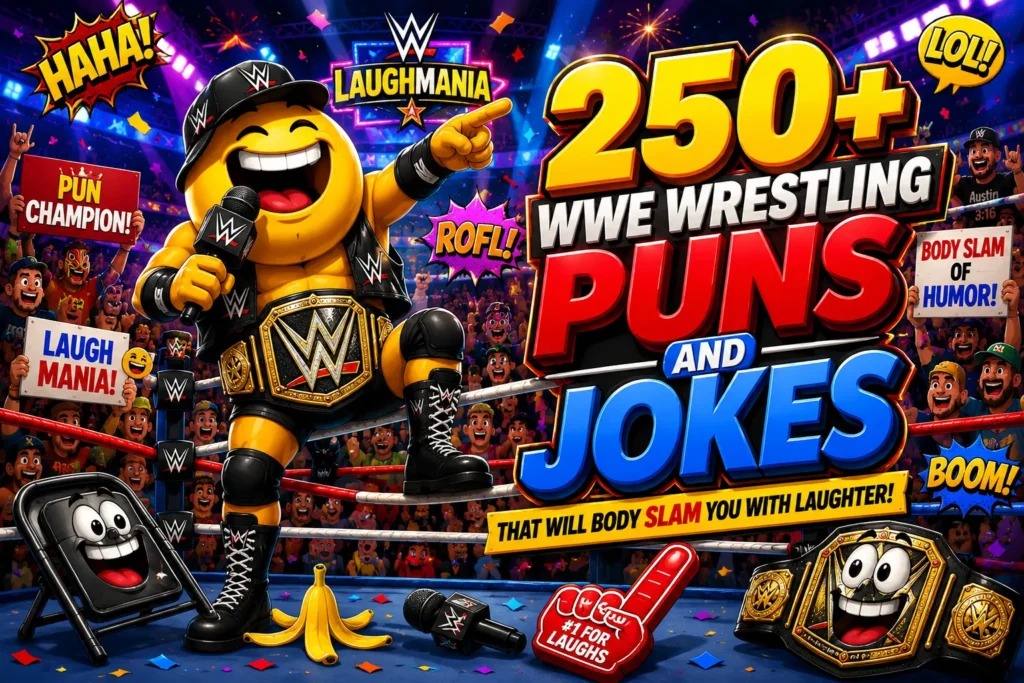 WWE Wrestling Puns and Jokes