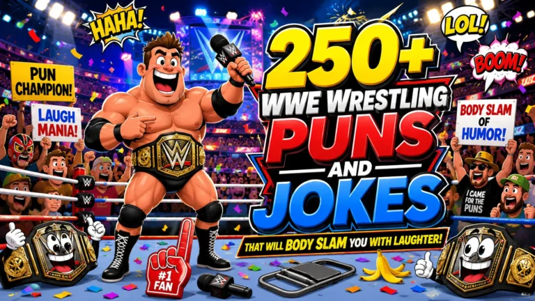 WWE Wrestling Puns and Jokes