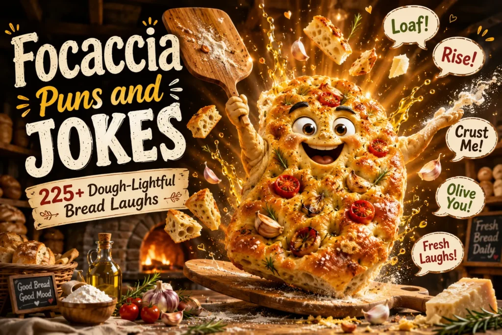 Focaccia Puns and Jokes