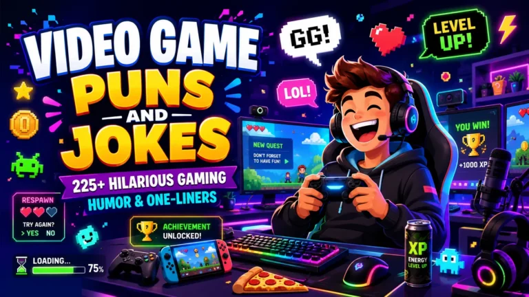 Video Game Puns and Jokes