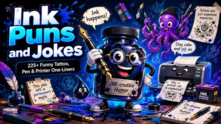 ink puns and jokes